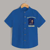 Capricorn Future Leader Zodiac Printed Baby shirt - COBALT BLUE - 0 - 6 Months Old (Chest 23")