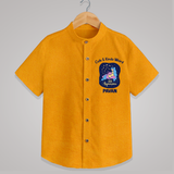 Cancer Cuddle Star Zodiac Printed Baby shirt - CHROME YELLOW - 0 - 6 Months Old (Chest 23")