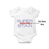 Super Star Graphic Print Baby Romper