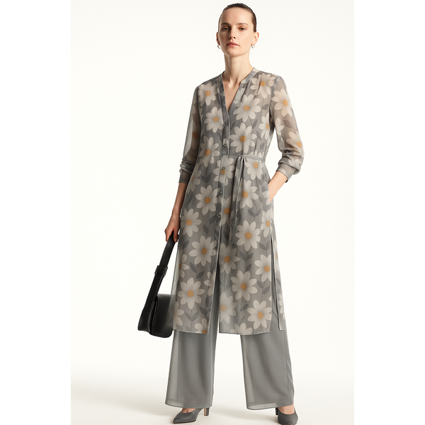 Wrap Georgette Coord