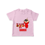 Celebrate your Little One's 100 days Birthday with "My Incredible 100 Days" Themed Personalized T-shirt - PINK - 0 - 5 Months Old (Chest 17")