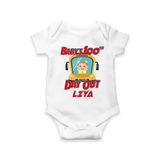 Celebrate your Little One's 100 days Birthday with "Baby's 100th Day Out" Themed Personalized Romper - WHITE - 0 - 3 Months Old (Chest 16")