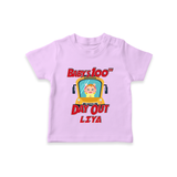 Celebrate your Little One's 100 days Birthday with "Baby's 100th Day Out" Themed Personalized T-shirt - LILAC - 0 - 5 Months Old (Chest 17")