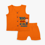 Celebrate your Little One's 100 days Birthday with "100 Days Since This House Got a New Boss" Themed Personalized Jabla - HALLOWEEN - 0 - 3 Months Old (Chest 9.8")