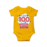 Celebrate your Little One's 100 days Birthday with "I Turned 100 Days Old" Themed Personalized Romper