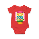 Celebrate your Little One's 100 days Birthday with "Completed 100 Level" Themed Personalized Romper