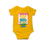 Celebrate your Little One's 100 days Birthday with "Completed 100 Level" Themed Personalized Romper