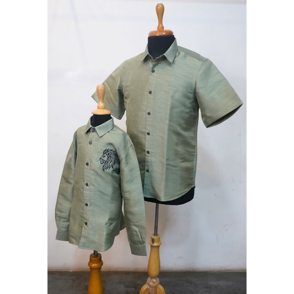 Emerald Grace Family Matching Outfit Set-Mom, Dad, Daughter and Son.