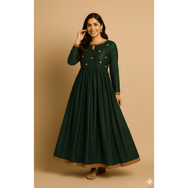 ROYAL HERITAGE RAW SILK_GREEN_MOM SET