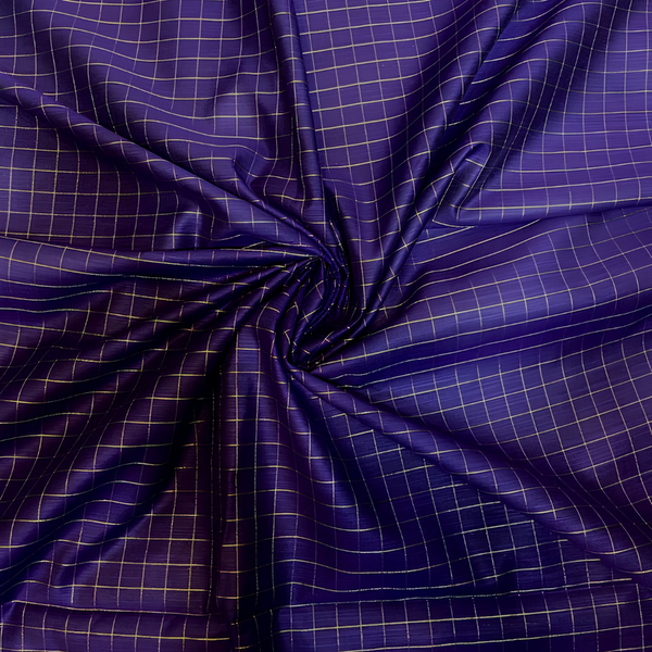 Royal Violet Checks Baby Ethnic Dhoti Romper