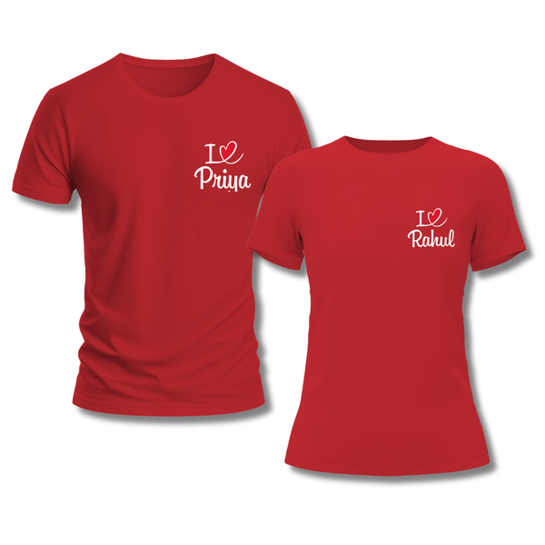 Twin "I Love" T-Shirt Bundle