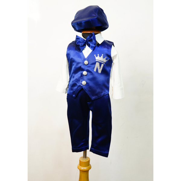 Royal Blue Prince Suit Set for Baby Boys