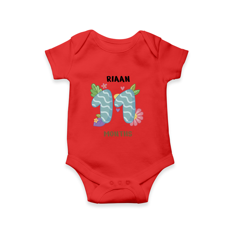 11th Month Birthday Printed Baby Onesies - Cute Designs for Every Month