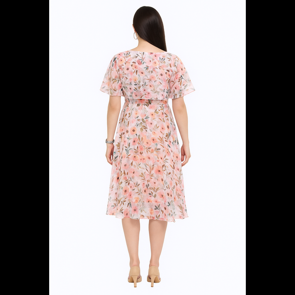 Blush Pink Floral Dress – Comfort & Elegance in Bloom