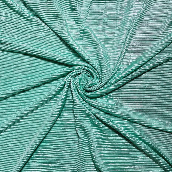 Mint Green Premium Glitter Tiered Ruffle Party Dress with Matching Hair Bow
