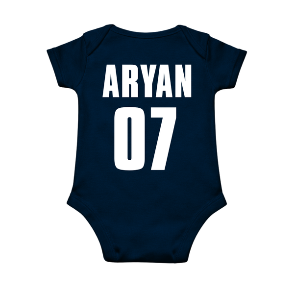 Lucknow Inspired Baby Cricket Romper | Custom Little Champs Outfit