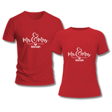 Mr & Mrs Custom T-shirt Bundle