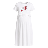 Love Watering Can Graphic Maternity Maxi Dress