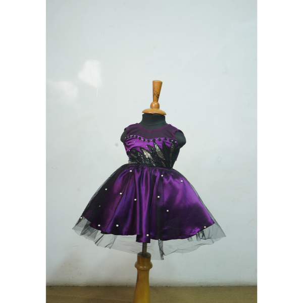 Violet Sparkle Party Frock