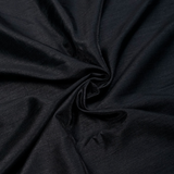 Black One-Shoulder Top with Kasavu Romper Skirt