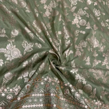 Sage Blossom Tie-Shoulder Baby Frock