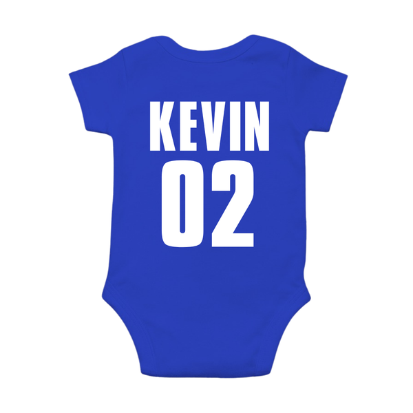 Blue Cricket Inspired Baby Romper | Soft Cotton Little Champs Outfit.