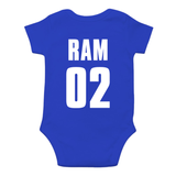 Chelsea Baby Football Romper | Custom Blue Jersey Outfit
