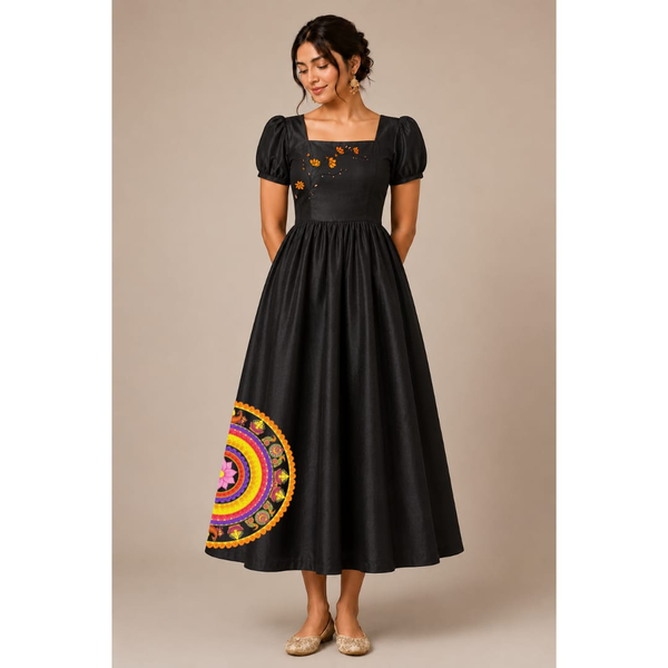 Vibrants Kathakali- Mom Dress
