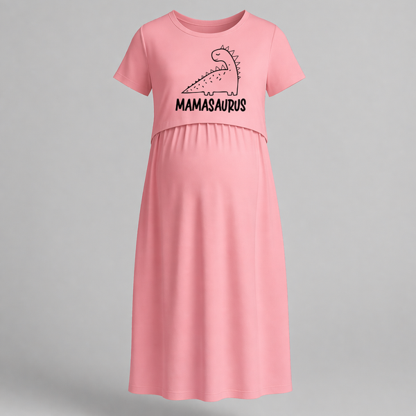 Mamasaurus Printed Maternity Maxi Dress