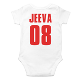 Personalized Atlético Mini Fan Romper | Football-Themed Baby Wear