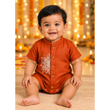 Mandala Bloom Festive Family Combo - Baby Romper