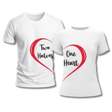 Heart Matching Couples T-Shirt Duo Pack