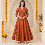 Durga Kamala Mudra Family Combo - Mom Dress