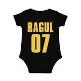 Navy Blue Cricket Theme Baby Romper | Soft Cotton Little Champs Outfit