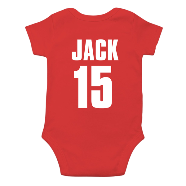 Baby Football Star Romper | Manchester United Inspired Outfit