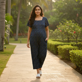 Midnight Hearts Navy Cotton Maternity wear