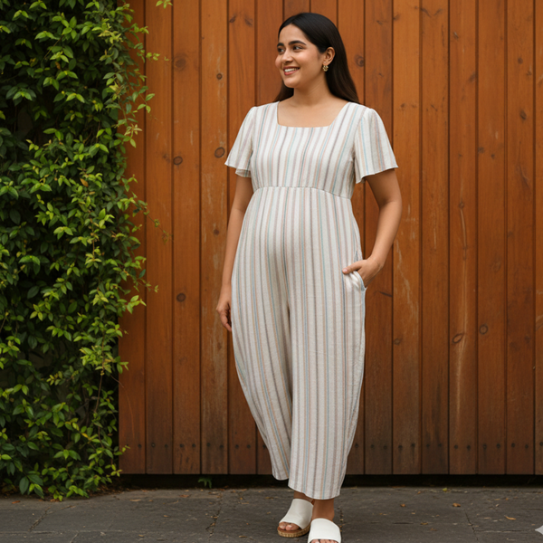 Vanilla Mist Cotton Customised Maternity Wear.