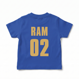 Italy Football Team Inspired Kids T-Shirt – Royal Blue Champions Jersey