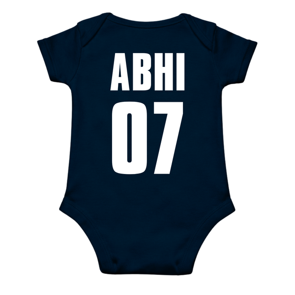 Barcelona Inspired Baby Football Romper | Custom Barça Baby Outfit
