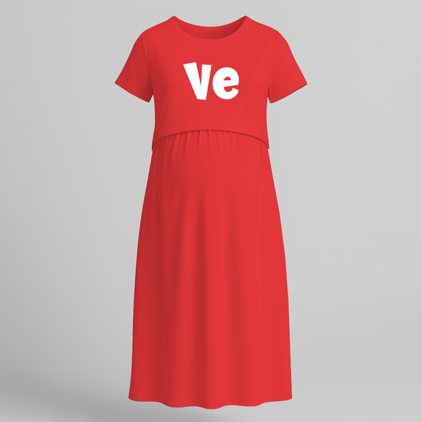 Love Is Growing Maternity Maxi Dress