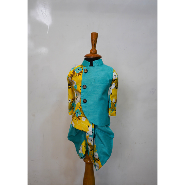 Sunflower Teal Family Matching Outfit Set