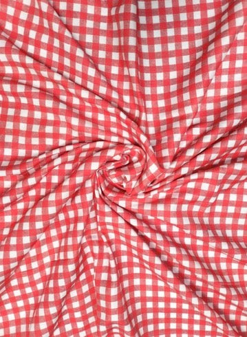 Classic Red & White Gingham Family Outfit Set – Coordinated Dad, Mom & Kids Clothing