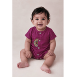 Navaratri Mandala Raw Silk - Baby Romper