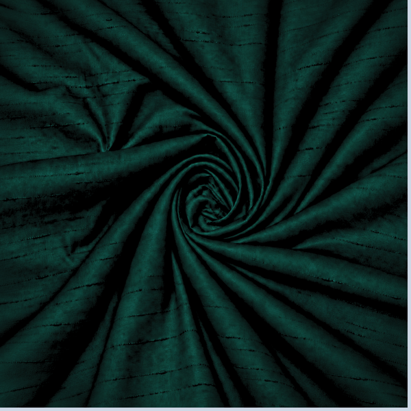 Emerald Green One-Shoulder Top with Kasavu Romper Skirt