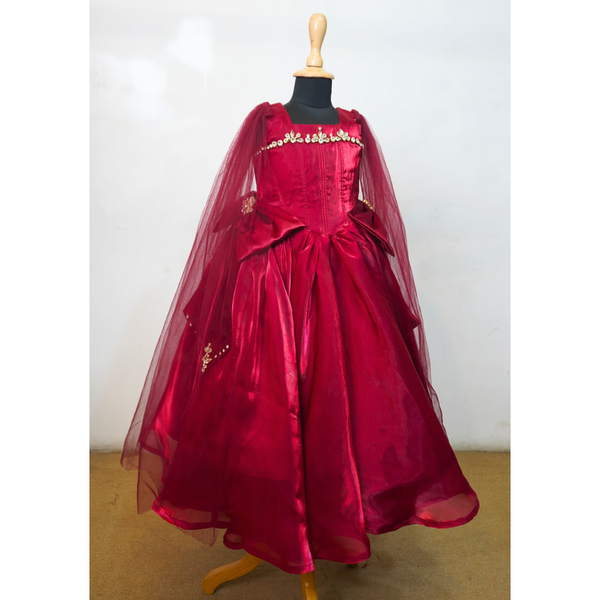 Luxury Red Fairy Tale Gown