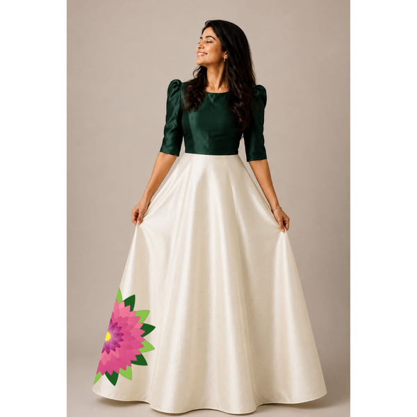 Emerald-Green  - Mom Dress