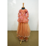 Peach Blossom Mother-Daughter Matching Outfit Set