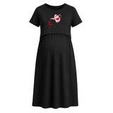 Love Watering Can Graphic Maternity Maxi Dress