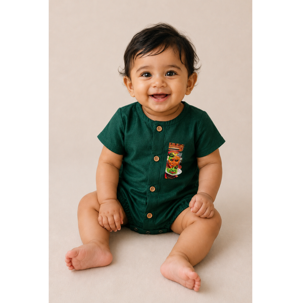 Emerald-Green - Baby Romper