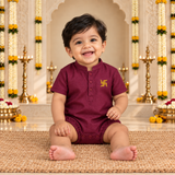 Durga Shubha Family Combo - Baby Romper